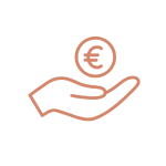 Main tenant une pièce, pour évoquer le coût et le poids matériel évités en triant après un décès