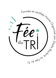 Logo de la formation Fée du Tri, certification en home organising obtenue par Le Tri du Cœur